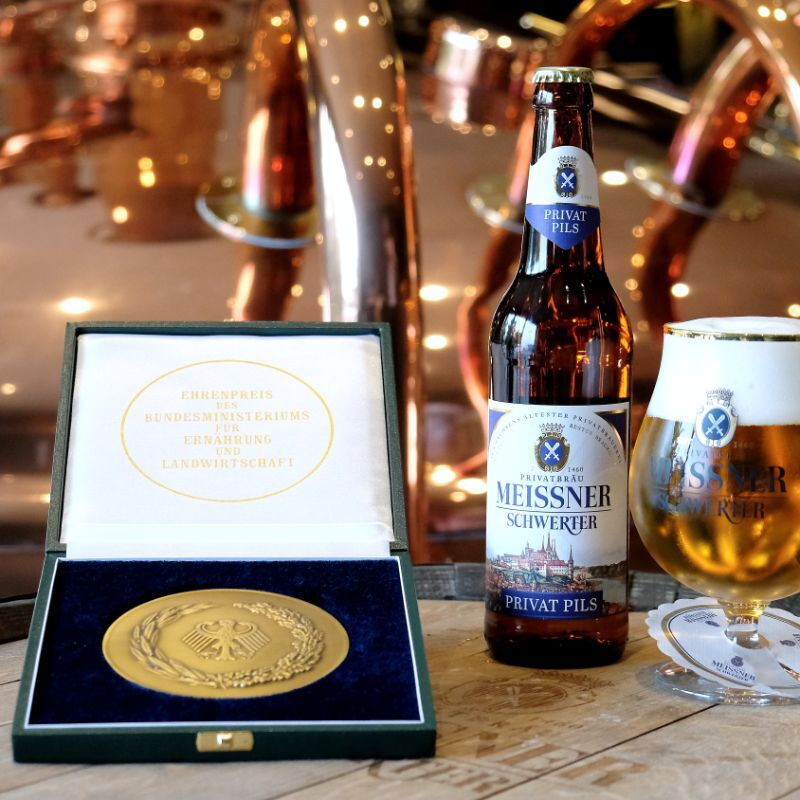 Bundesehrenpreis für die Meissner Schwerter Brauerei